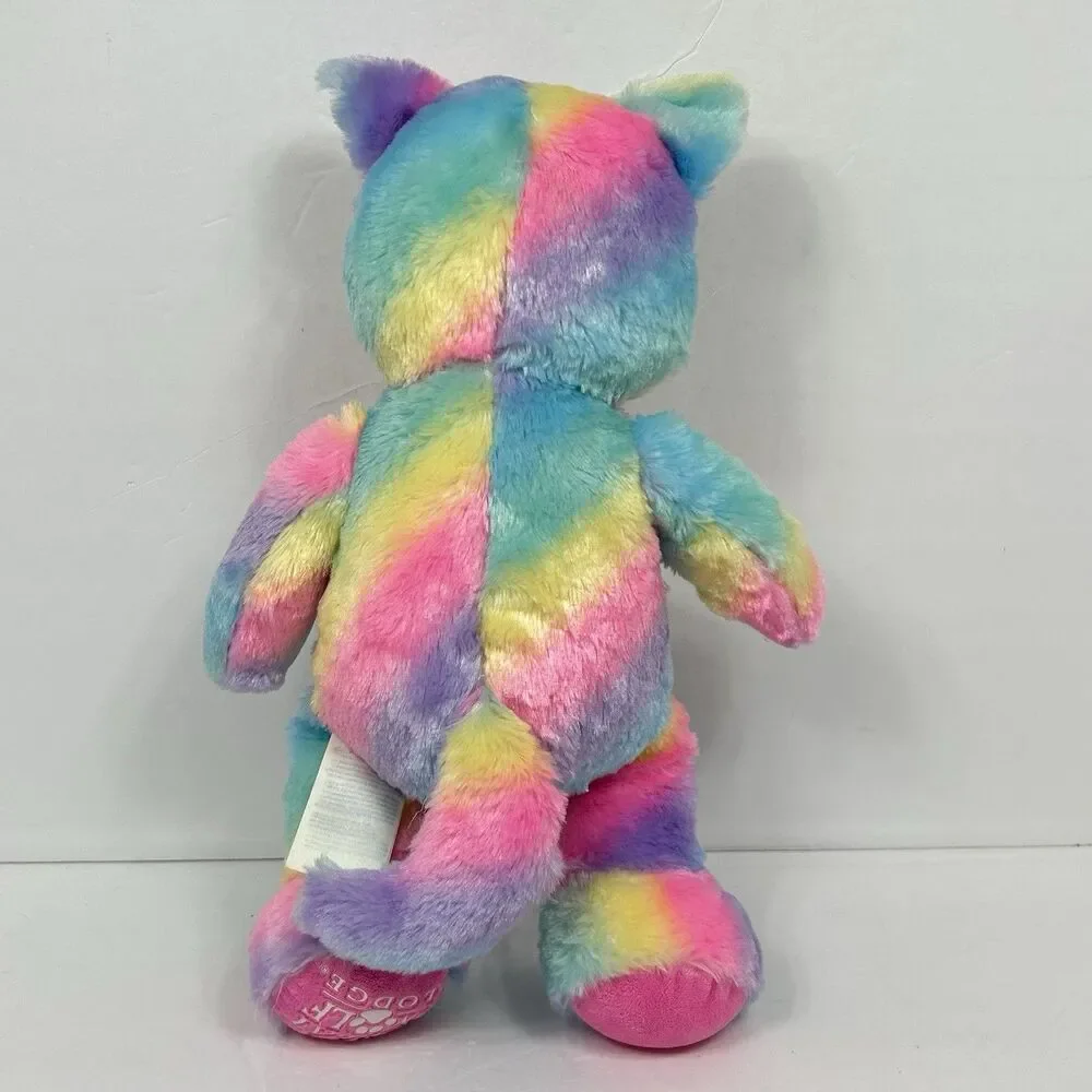Build A Bear Rainbow Wolf Plush Great Wolf Lodge Exclusive GWL Soft Tie Dye